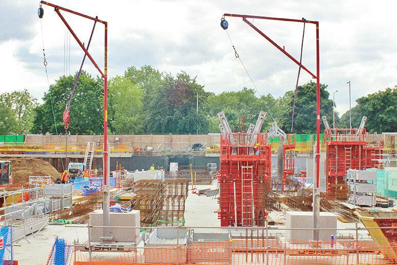 建筑工地作業(yè)德國伊卡防墜器的應用